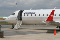 OY-MBI @ EBBR - parked on General Aviation apron (Abelag)