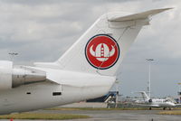 OY-MBI @ EBBR - parked on General Aviation apron (Abelag)