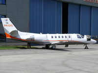 PH-DYE @ EHEH - Cessna C550B Citation Bravo PH-DYE SolidaiR - by Alex Smit