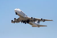 N746SA @ KLAX - Southern Air Transport Boeing 747-206B, N746SA departs on 25L KLAX - by Mark Kalfas