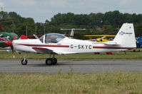 G-SKYC @ EGSF - Slingsby T67M competing in the 2009 Mazda Aerobatic Championships held at Peterborough Conington - by Terry Fletcher