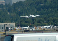 N717L @ BFI - straight out