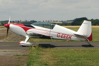 G-EEEK @ EGSF - Extra EA 300 competing in the 2009 Mazda Aerobatic Championships held at Peterborough Conington