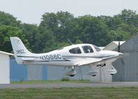 N1086C @ DTN - Touching down on 14 at Downtown Shreveport. - by paulp