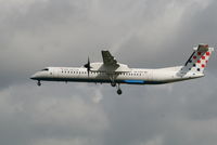 9A-CQC @ EBBR - arrival of flight OU456 to rwy 25L - by Daniel Vanderauwera