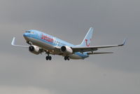 OO-JAQ @ EBBR - arrival of flight JAF2712 to rwy 25L