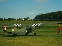 N2673E @ 2D7 - At the Father's Day fly-in, Beach City, Ohio. - by Megan Simmermon