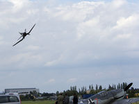 OE-EAS @ LOLW - Corsair and Me 109 at one picture