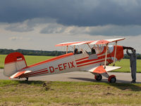 D-EFIX @ LOLW - Bücker Jungmann engine start - by P. Radosta - www.austrianwings.info