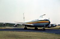 5X-UAL @ STN - Boeing 707-321C of Uganda Airlines at Stansted in the Summer of 1976. - by Peter Nicholson
