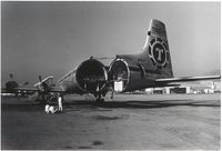 N450T @ HKG - Tail open,ready for cargo.HKG Kai tak 1968 - by metricbolt