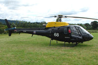 ZJ268 @ EGCW - AS350BB on display on 2009 Welshpool Air Day