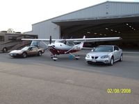 N198JM @ 7G0 - outside the hangar - by Steve O NY