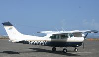 N9585Y @ TNCM - park at the ramp