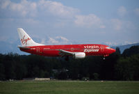 OO-VEH @ LSGG - landing at Geneve-Cointrin airport in 2003 - by olivier Cortot