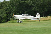 N6937 @ IA27 - Thorp T-18 at Antique Airfield during the 3rd Annual Antique Homebuilt Fly-in July 4th, 2009