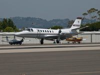 N830QS @ KSMO - N830QS arriving on RWY 21 - by Torsten Hoff