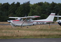 N7258 @ EGLK - CESSNA 172RG at Blackbushe - by moxy