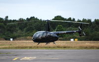 G-CROW @ EGLK - Robinson R44 at Blackbushe - by moxy