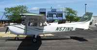 N571ND @ KAXN - 2009 Cessna 172S Skyhawk operated by UND Aerospace - by Kreg Anderson