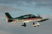 G-DUDZ @ EGTH - G-DUDZ departing Shuttleworth Evening Air Display July 09