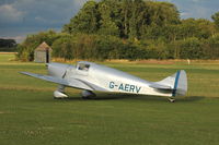 G-AERV @ EGTH - 1. G-AERV at Shuttleworth Evening Air Display July 09 - by Eric.Fishwick