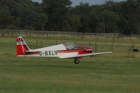 G-BLXN @ EGTH - 2. G-BXLN departing Shuttleworth Evening Air Display July 09 - by Eric.Fishwick