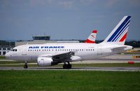 F-GUGI @ LOWW - Air France Airbus A318