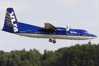 OO-VLF @ ELLX - VLM Fokker50 short final RW24 - by FBE