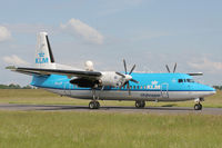 PH-LXP @ ELLX - KLM Fokker50 taxing to the holding point RW06 - by FBE