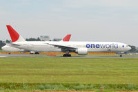 JA732J @ RJAA - JAL B777-300ER One World c/s - by J.Suzuki