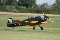 SE-BPT @ EGTH - SE-BPT Klem Kl-35D departing Shuttleworth Evening Display July 09