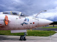 XX901 @ X4EV - Buccaneer S2B. XX901 had an illustrious service record with the Royal Air Force. It was saved from scrapping by the Buccaneer Aircrew Association and is painted in the Gulf War scheme, including the 'Flying Mermaid' nose art. - by Chris Hall