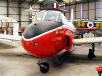 XP640 @ X4EV - The Elvington Museum's Jet Provost T.4 is displayed in the colours of No. 6 Flying Training School at Finningley, where it served during the 1970s. - by Chris Hall