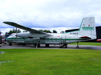 G-AVPN @ X4EV - The Handley Page Herald Series 200 is a short-range transport aircraft powered by two Rolls-Royce Dart 527 turboprops of 2,150 shaft hp. Its maximum cruise speed is 274 mph. A Dart-engined Herald first flew in 1958. - by Chris Hall