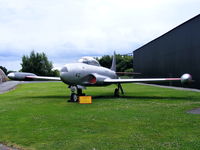 21417 @ X4EV - Canadair CT-133 Silver Star. This aircraft was one of 636 jet trainers built under licence by Canadair for the Royal Canadian Air Force, from 1952. The type was known in Canada as the 'Silver Star'.  - by Chris Hall