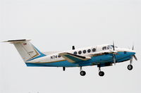 N74 @ KDPA - Federal Aviation Administration, Beechcraft Super King Air 300, N74 departing on RWY 20R KDPA. - by Mark Kalfas