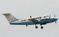 N74 @ KDPA - Federal Aviation Administration, Beechcraft Super King Air 300, N74 departing on RWY 20R KDPA. - by Mark Kalfas