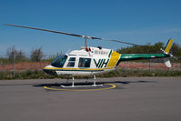 C-GNMT @ CYXJ - VIH Helicopters Bell 206