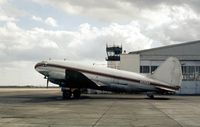N53594 @ HRL - This C-46F Commando was parked at the Confederate Air Force's base at Harlingen in October 1979. - by Peter Nicholson