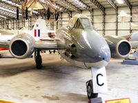 WL168 @ X4EV - Meteor F8, WL168 was built at Hucclecote as part of the last batch of the 1090 F.8s built and entered service with the Royal Air Force in February 1954. For the first year it was with 111 Squadron at North Weald, then with 604 Sqn at the same airfield - by Chris Hall