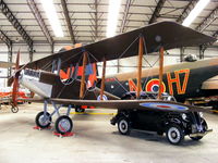BAPC041 @ X4EV - Royal Aircraft Factory BE2c, The Yorkshire Air Museum's replica was built by the apprentices at RAF Halton and was used by the Royal Air Force as a display aircraft for many years. - by Chris Hall