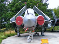 XN974 @ X4EV - Buccaneer XN974 was the first production S.2 aircraft, making its first flight from the British Aerospace airfield at Holme-on-Spalding Moor on 5 June 1964. It went straight to the Royal Aeronautical Establishment, Bedford,  - by Chris Hall