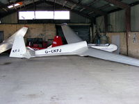 G-CKFJ @ X4YR - Schleicher AS-K 13 at the York Gliding Centre, Rufford - by Chris Hall