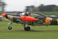 D-EDUR @ EDMT - Sennheiser Aviation Headsets (Vredestein)  Ralf Niebergall landing his Marchetti. - by Delta Kilo