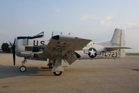 N215SF @ KRFD - North American T-28B - by Mark Pasqualino
