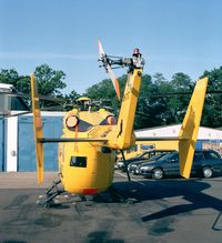D-HDAC @ EDKB - MBB-Kawasaki BK-117A-4 'Christoph 6' EMS-helicopter of ADAC-Luftrettung at Bonn-Hangelar airfield