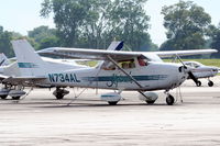 N734AL @ KDPA - Cessna 172N, N734AL North ramp KDPA - by Mark Kalfas