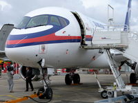 97003 @ LFPB - Sukhoi Superjet 100 97003 prototype of the new Sukhoi airliner design