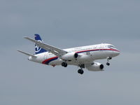 97003 @ LFPB - Sukhoi Superjet 100 97003 prototype of the new Sukhoi airliner design